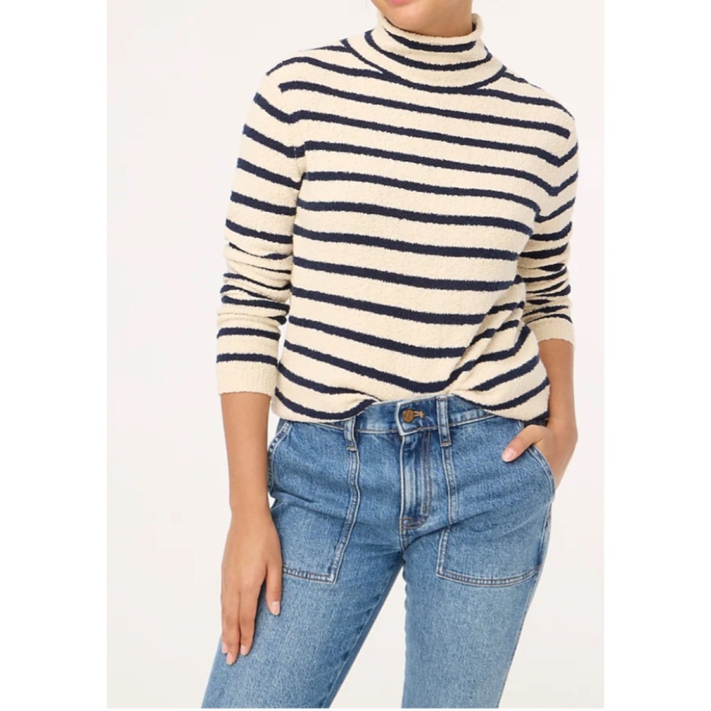 NWT J.Crew Cozy Rollneck™ Pullover Sweater